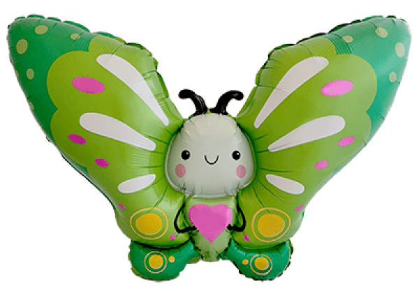 651/9 Baby Schmetterling grün 10 Stk